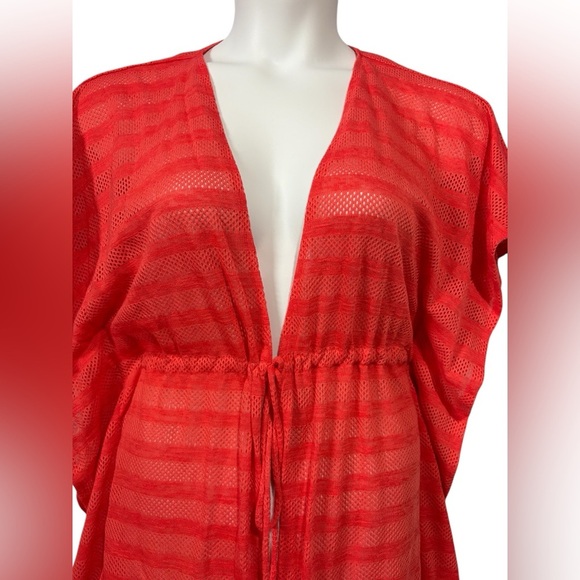 Point Zero, Vibrant Orange Beach Cover-Up, Small, Orange ☀️ - Picture 5 of 10